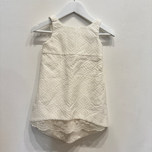 ZARA White Dress, 2-3y (new)
