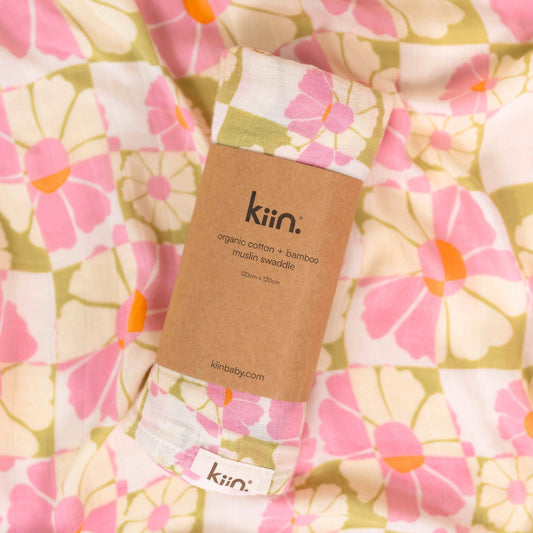 Whimsy Organic Muslin Swaddle
