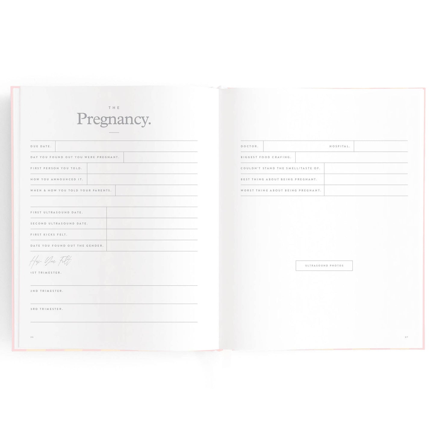 Baby Book, Petal Stripe