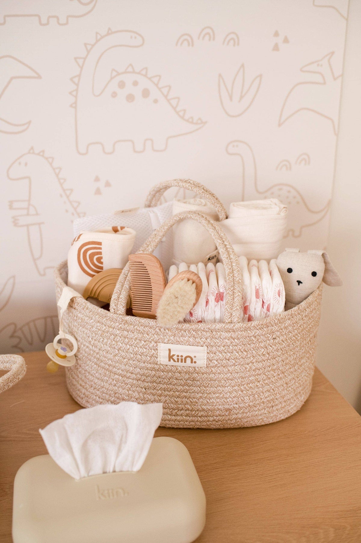 Cotton Rope Nappy Caddy