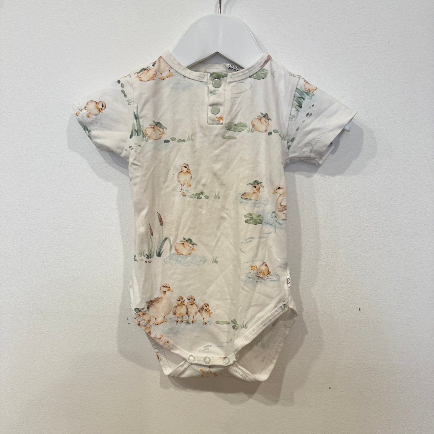 SNUGGLEHUNNY Duck S/S bodysuit, 6-12m