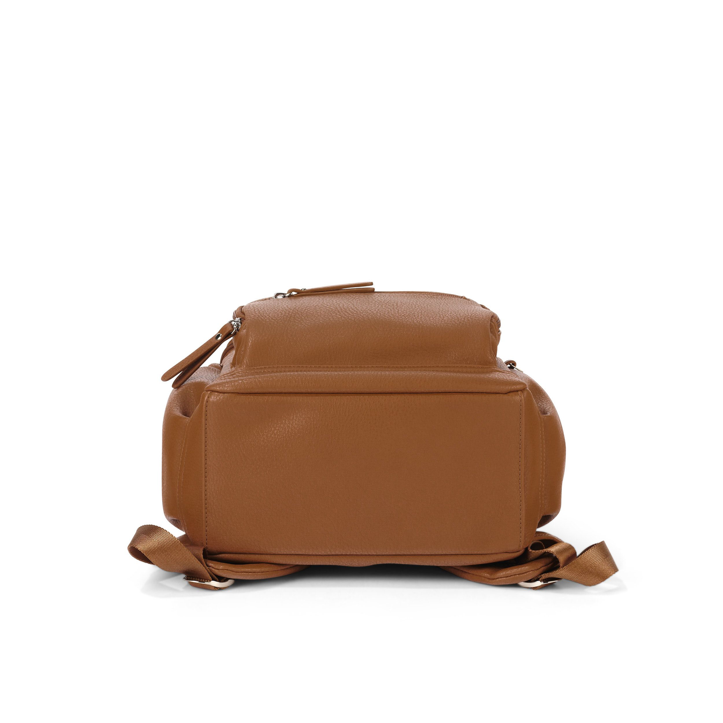 Mini Signature Backpack 2.0, Chestnut Brown Vegan Leather