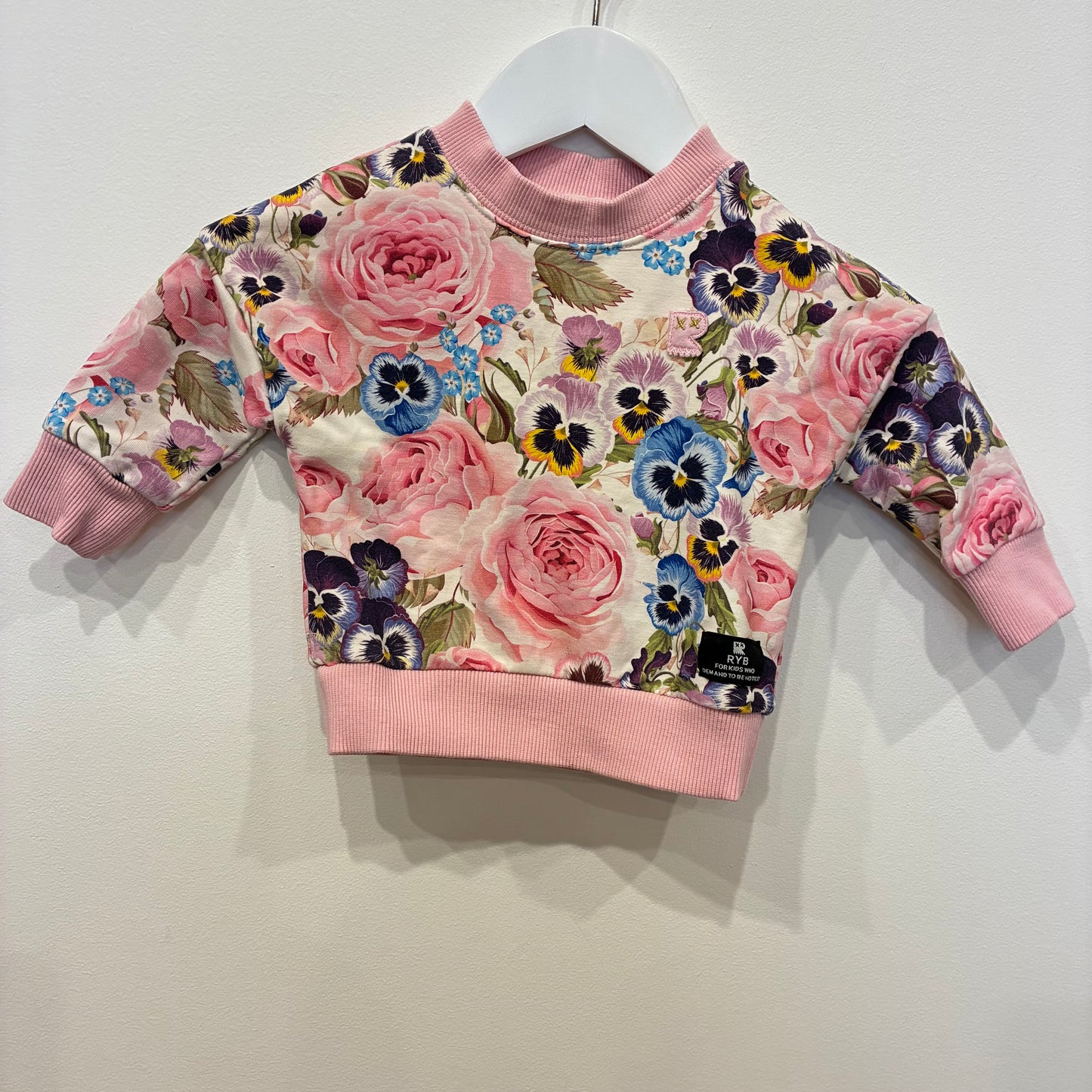 ROCK YOUR BABY Floral Jumper 3-6m