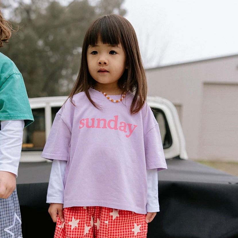Sunday Tee, Purple