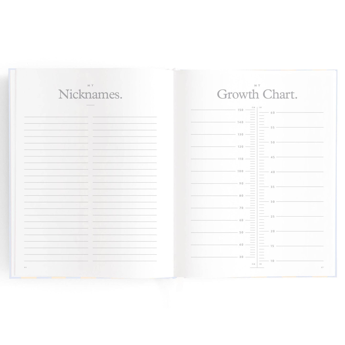 Baby Book, Cloud Stripe
