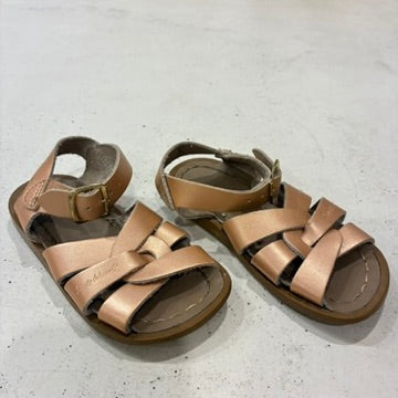 SALTWATER Gold Sandals 6