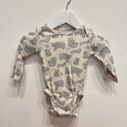 H&M Bear Bodysuit, 0-3m