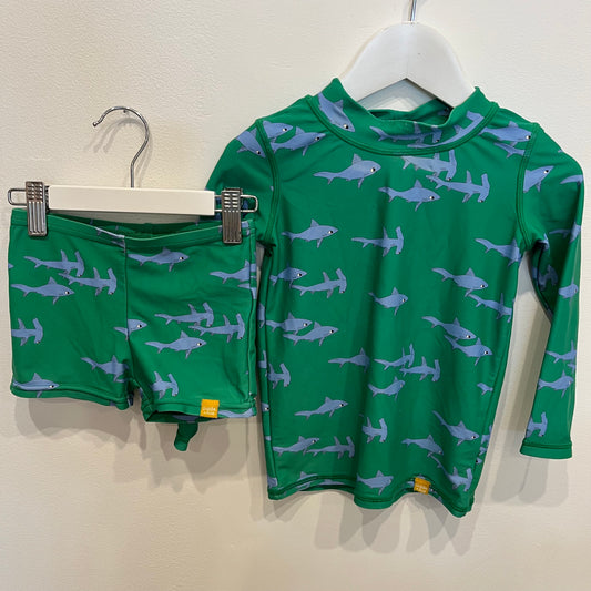 GOLDIE & ACE rashie and shorts, size 1