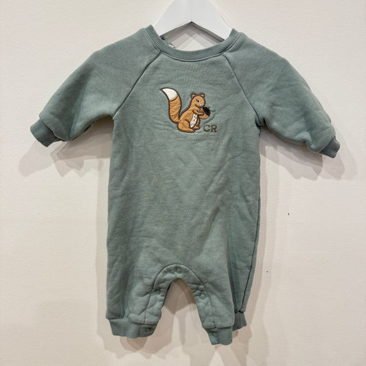 COUNTRY ROAD Green Onesie, 3-6m