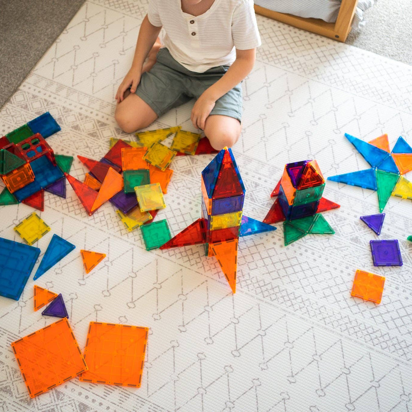 Magnetic Tiles - Base Pack (64 pcs)