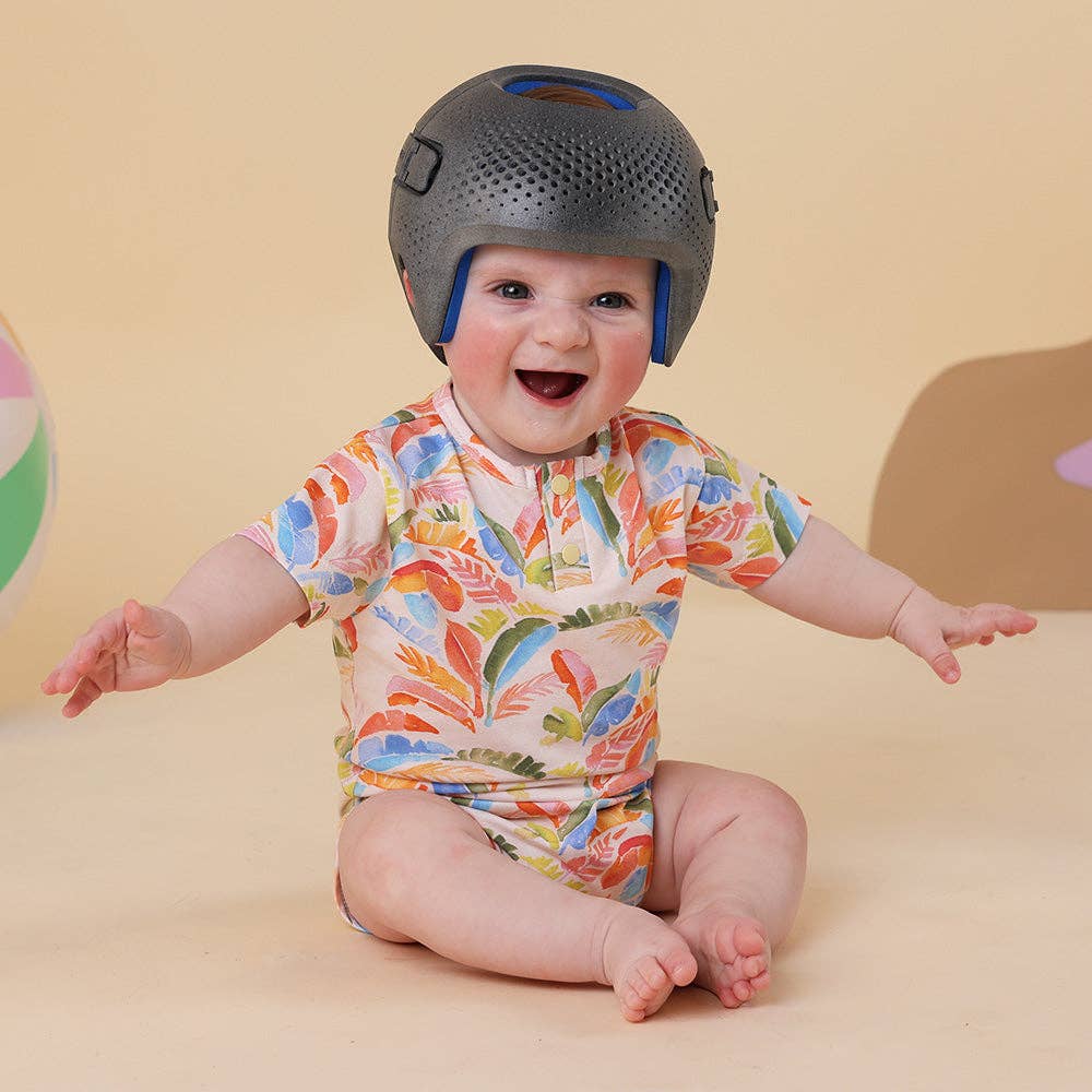 Summer Palm Short Sleeve Organic Bodysuit