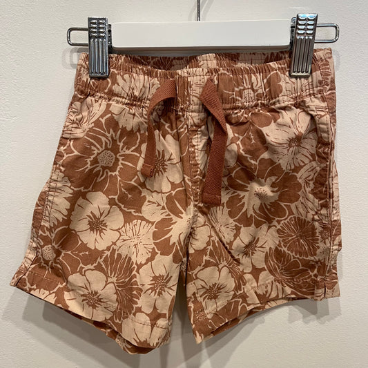 SEED Brown Floral Boardshorts, Size 2