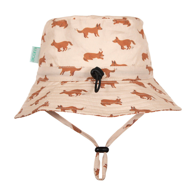 Red Dog Wide Brim Bucket Hat