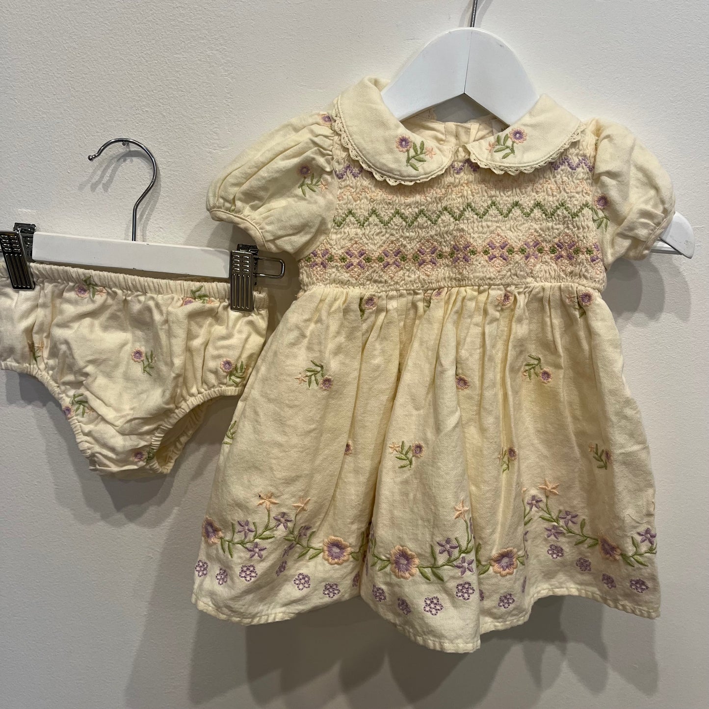 NEXT dress and bloomers, size 3-6m