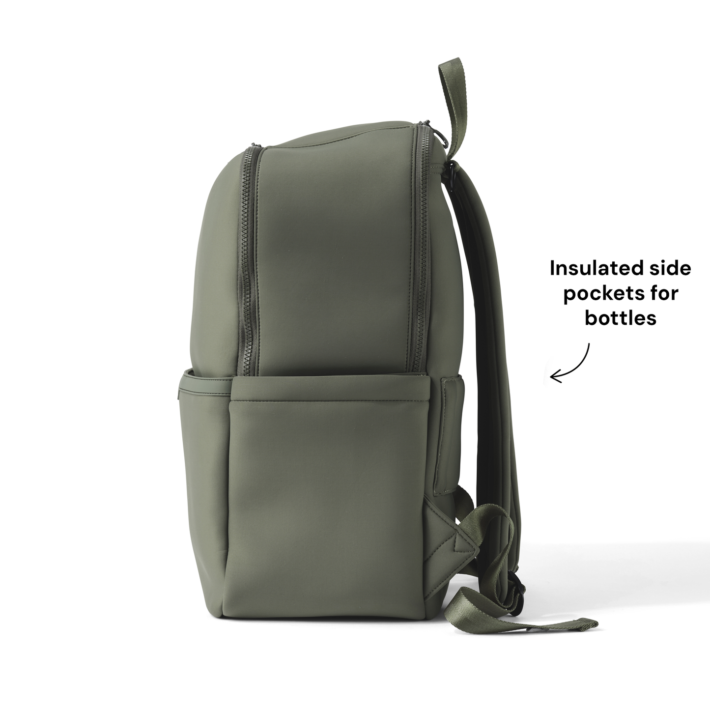 Multitasker Nappy Backpack, Sage Neoprene