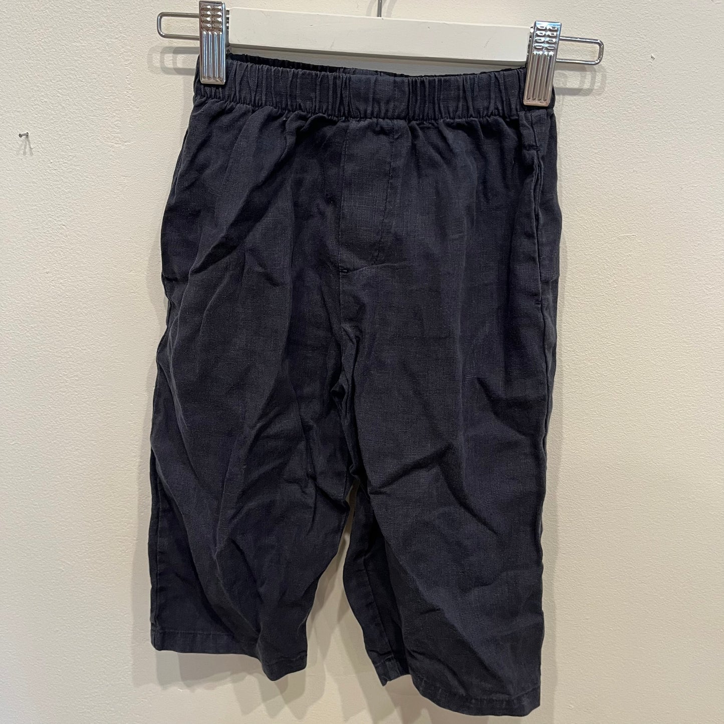 ASSEMBLY THE LABEL Navy Linen Pants, Size 3