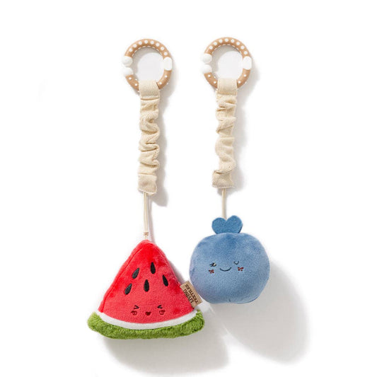 Watermelon & Blueberry Stroller Toys