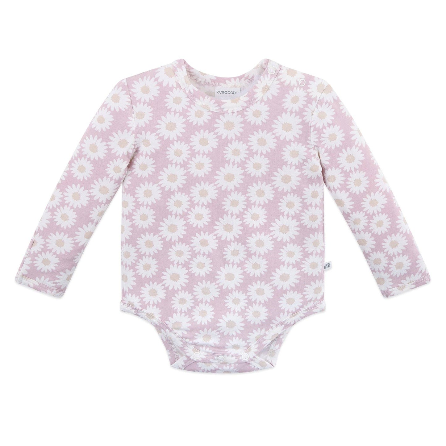 Comfy Bodysuit Long Sleeve - Lilac Daisy