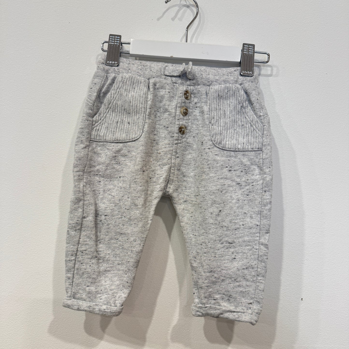 SEED Grey track pants, 3-6m