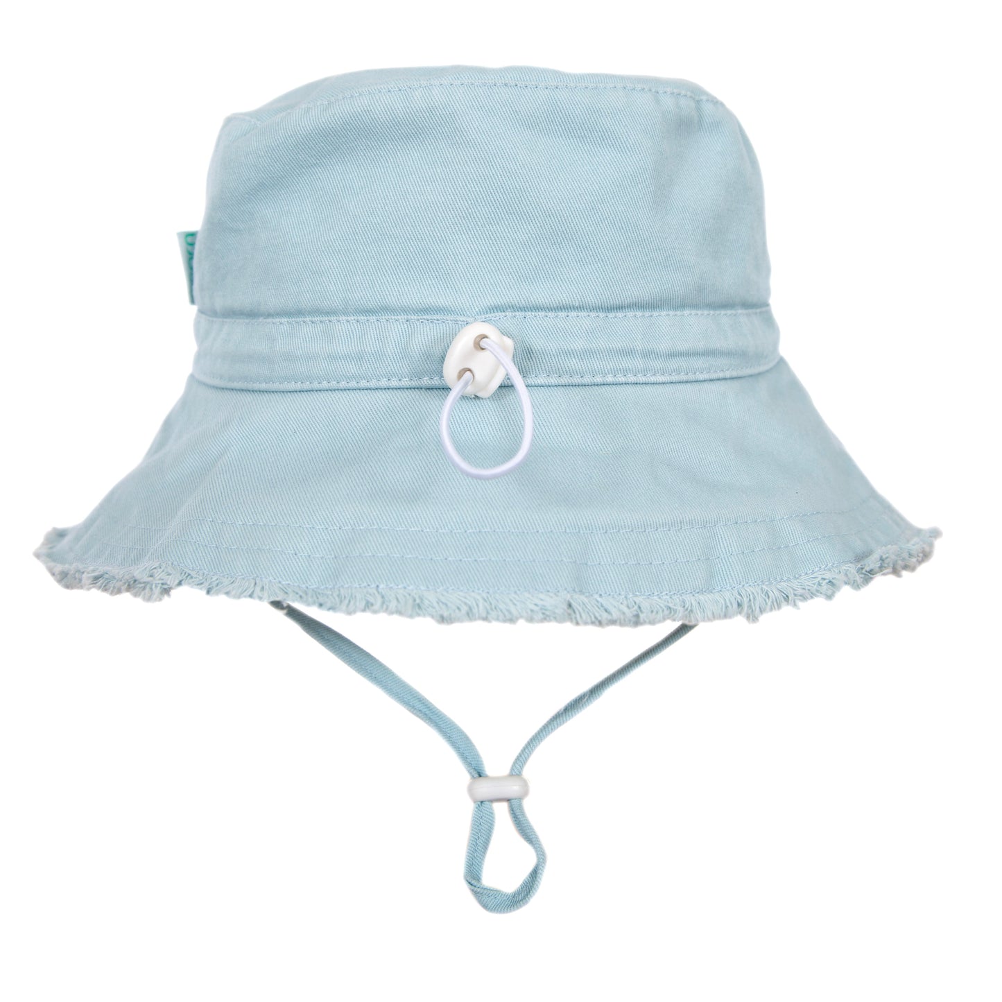 Seafoam Frayed Bucket Hat