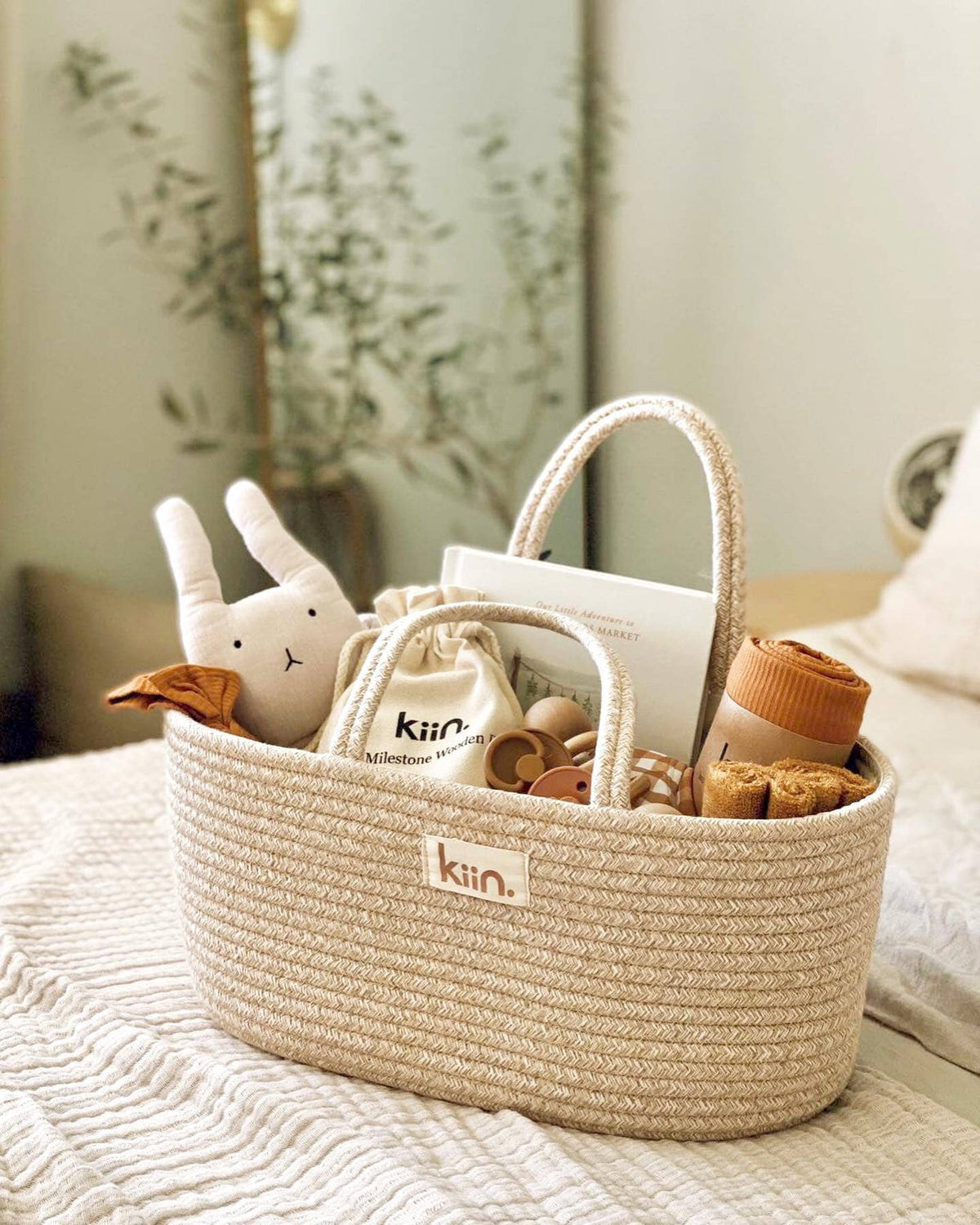 Cotton Rope Nappy Caddy
