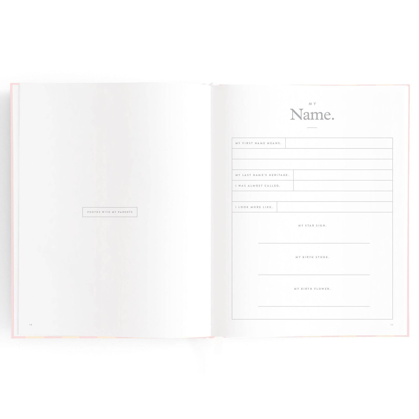 Baby Book, Petal Stripe