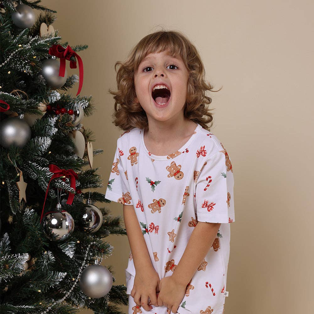Gingerbread Organic Kids PJ Set