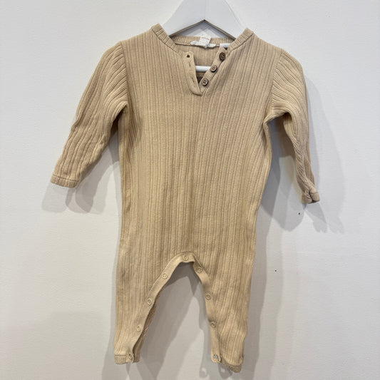 GROWN Beige Onesie, 6-12m