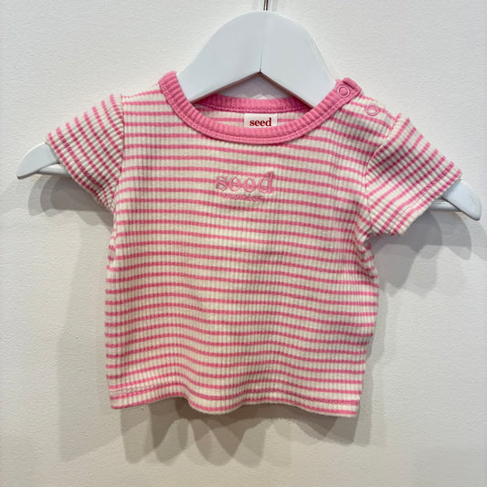SEED Stripe Tee 3-6m