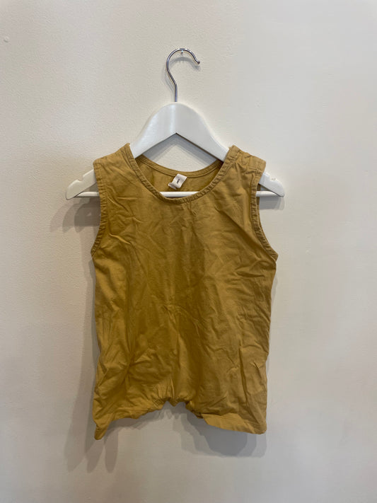 CUBBII mustard romper, size 2