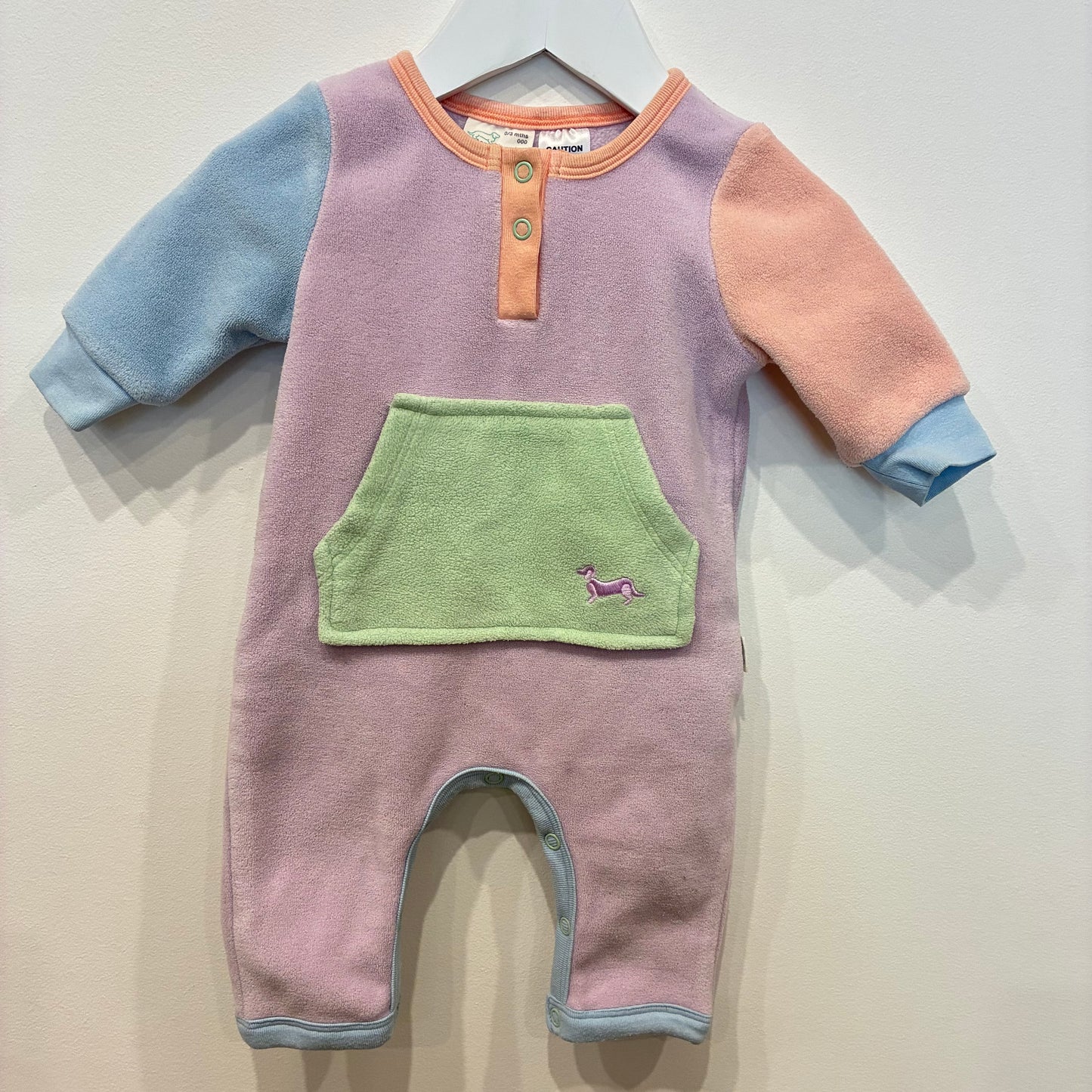 PETER ALEXANDER Fleece Onesie, 0-3m
