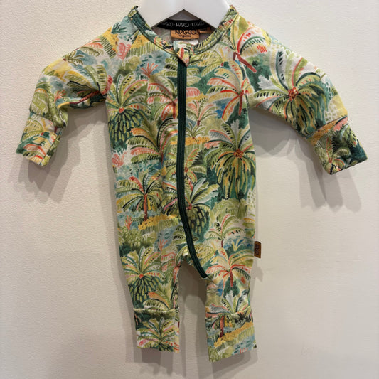 KIP & CO fern onesie, size 0-3m