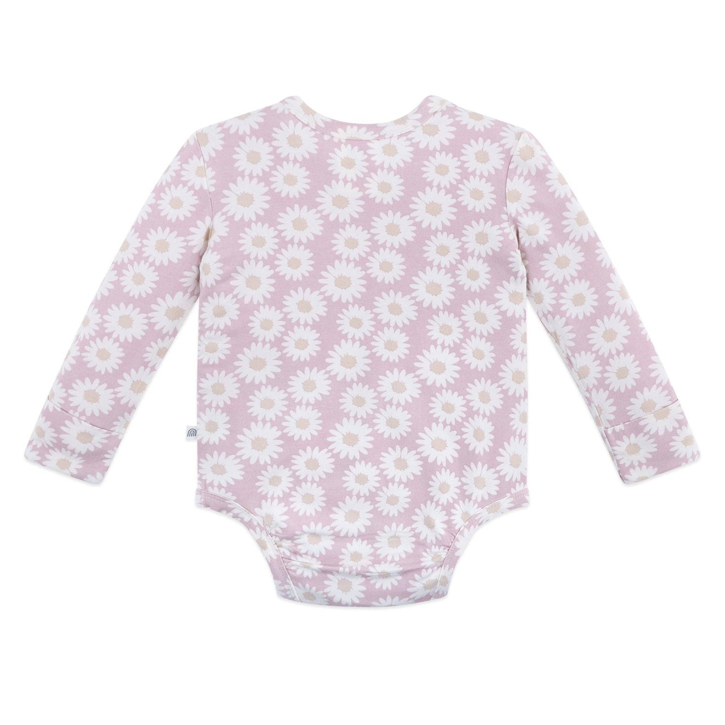 Comfy Bodysuit Long Sleeve - Lilac Daisy
