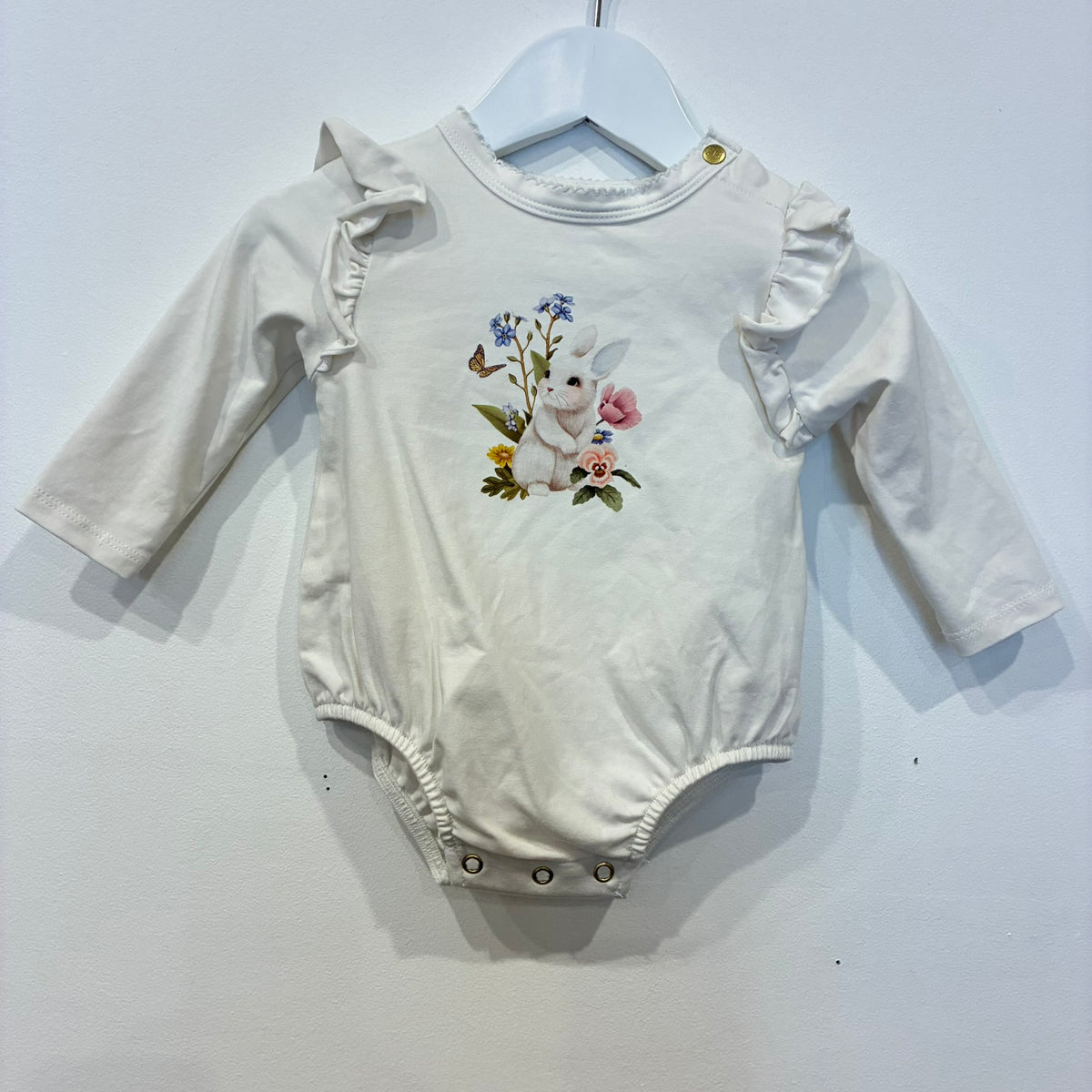 FLEUR HARRIS Bunny Romper, 3-6m