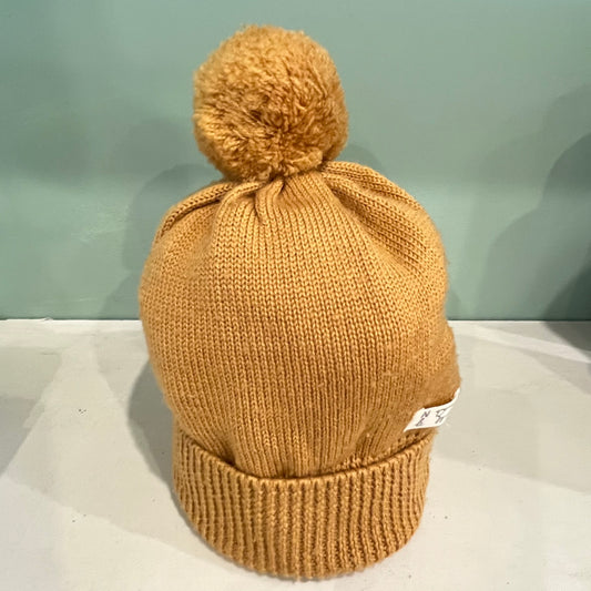 NATURE BABY Mustard Beanie, 1-2