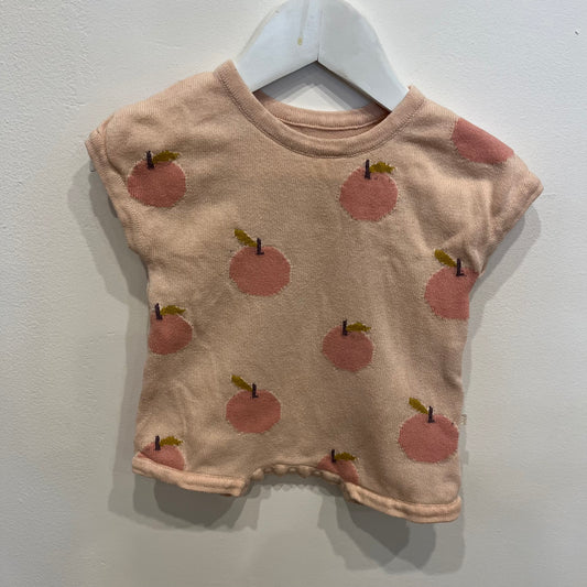 Wilson & Frenchy peach romper, size 0-3m