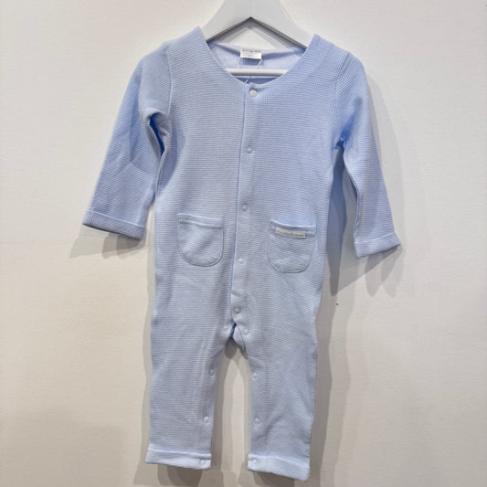 ROCK A BYE BABY Blue onesie, 9-12m