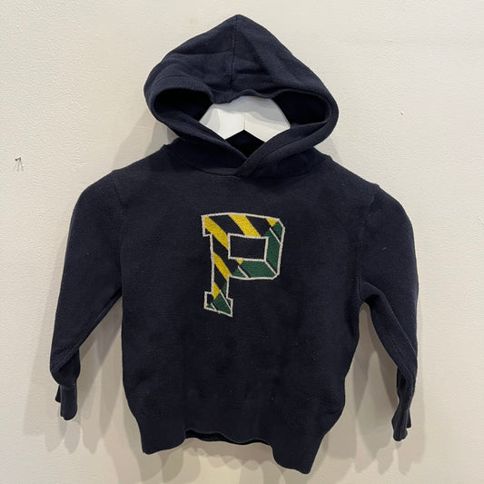 POLO RALPH LAUREN Navy Hooded Jumper, size 3