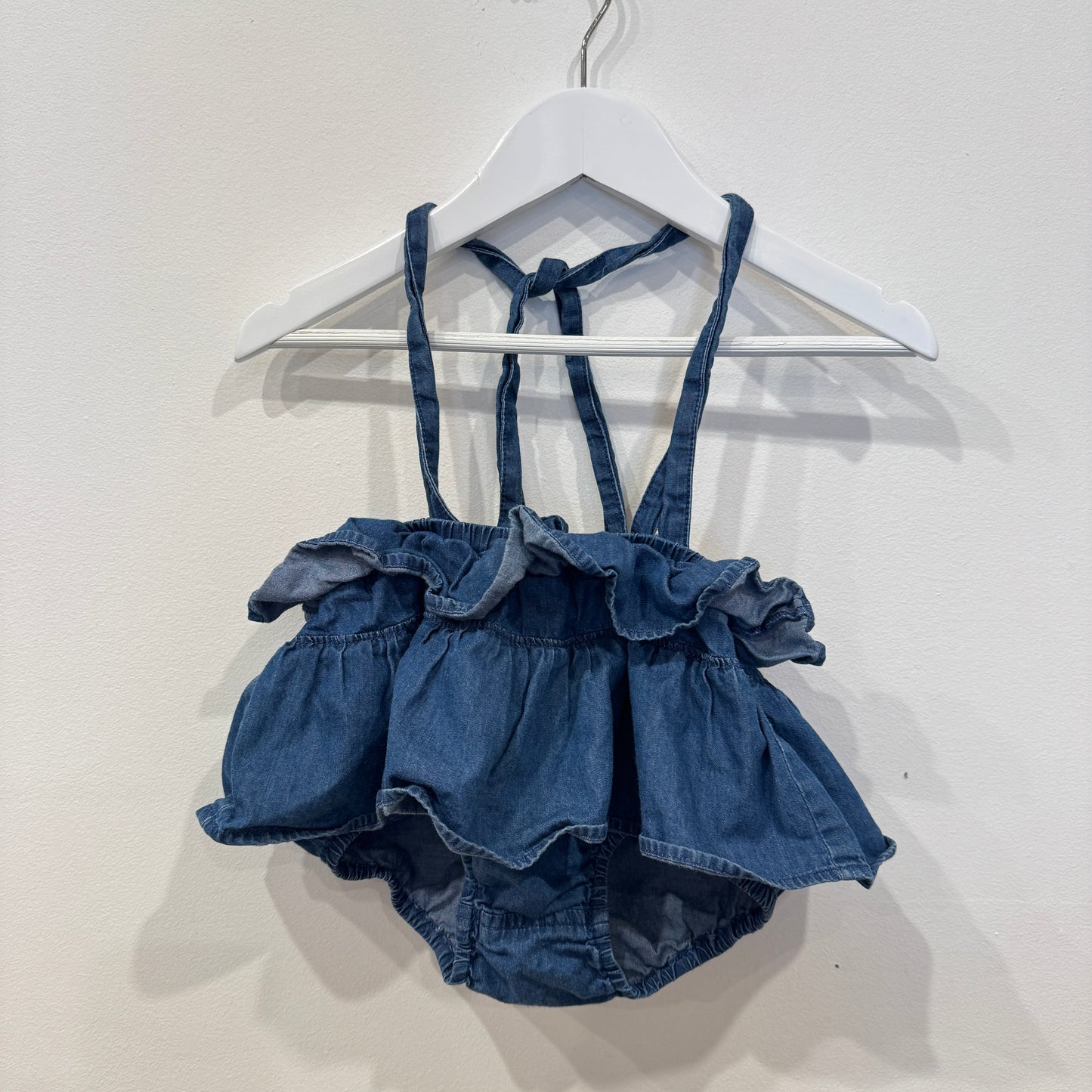 COUNTRY ROAD Denim bloomer overalls, 18-24m