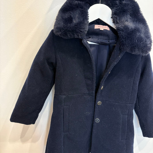 REVIEW navy coat, size 4
