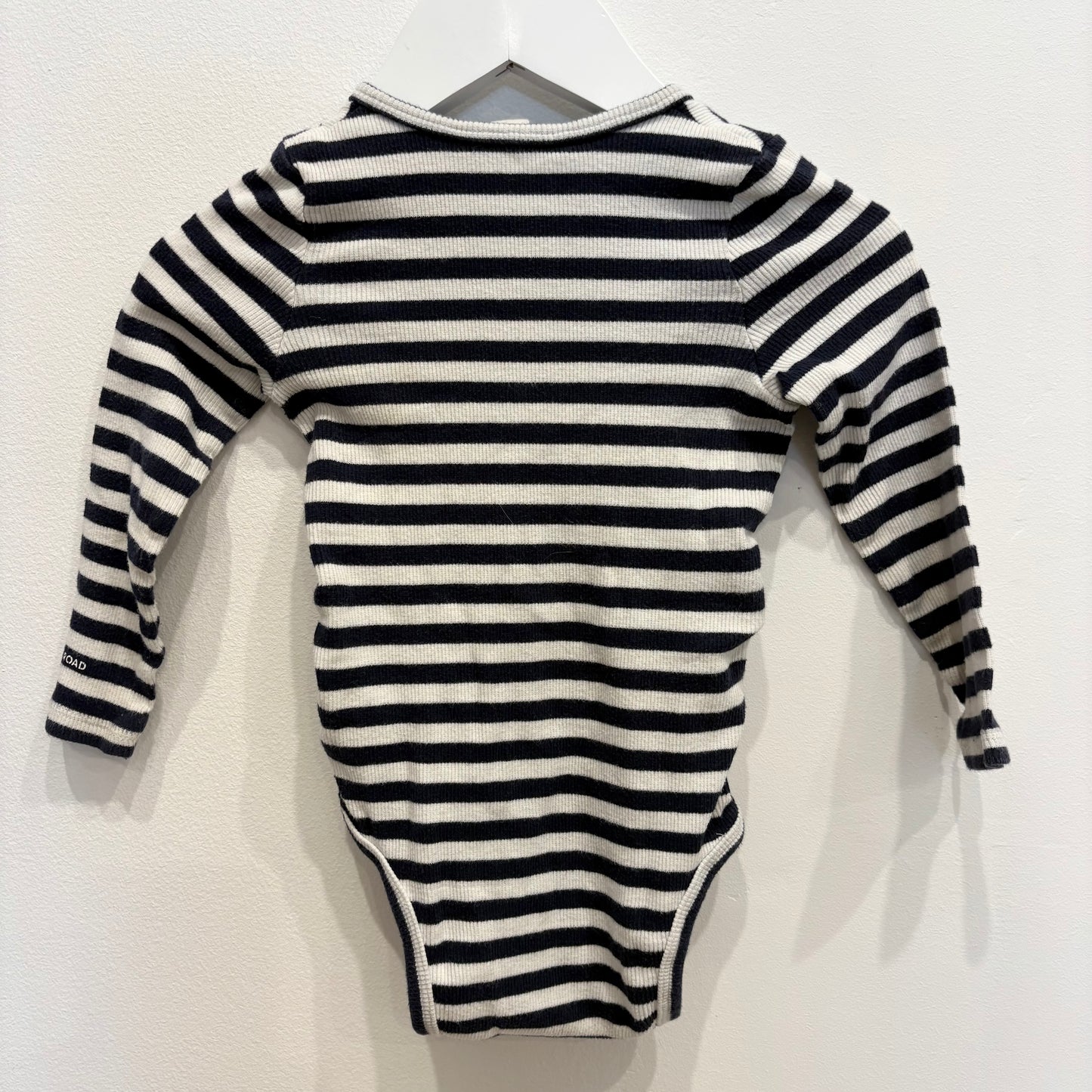 Country Road Stripe LS onesie, size 12-18m
