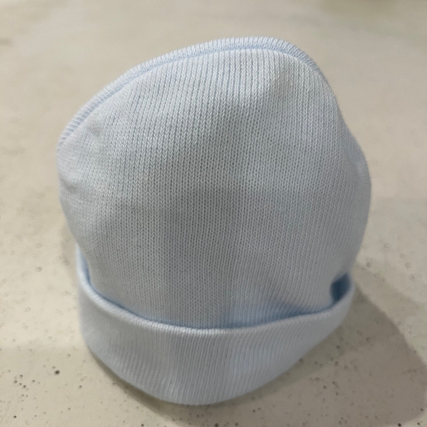 PLAYETTE Blue Beanie, size NB