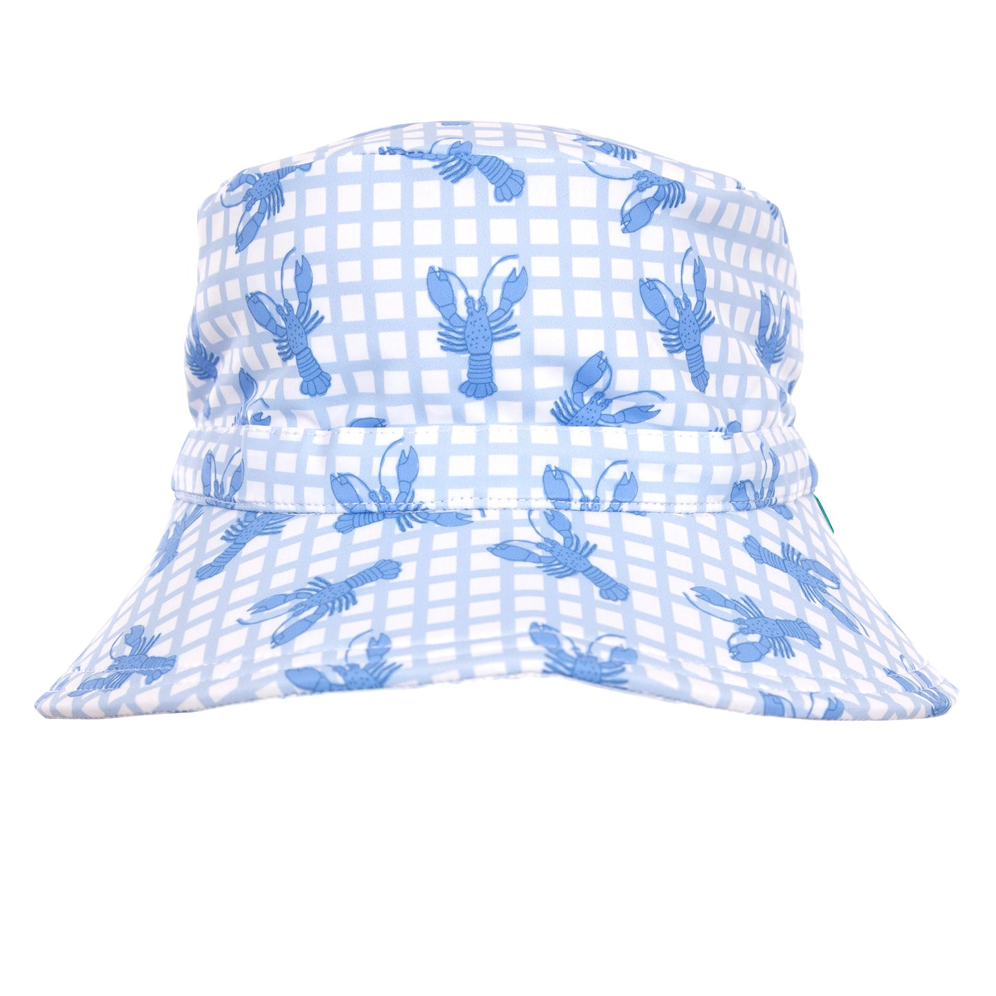 Blue Lobster Wide Brimmed Swim Hat