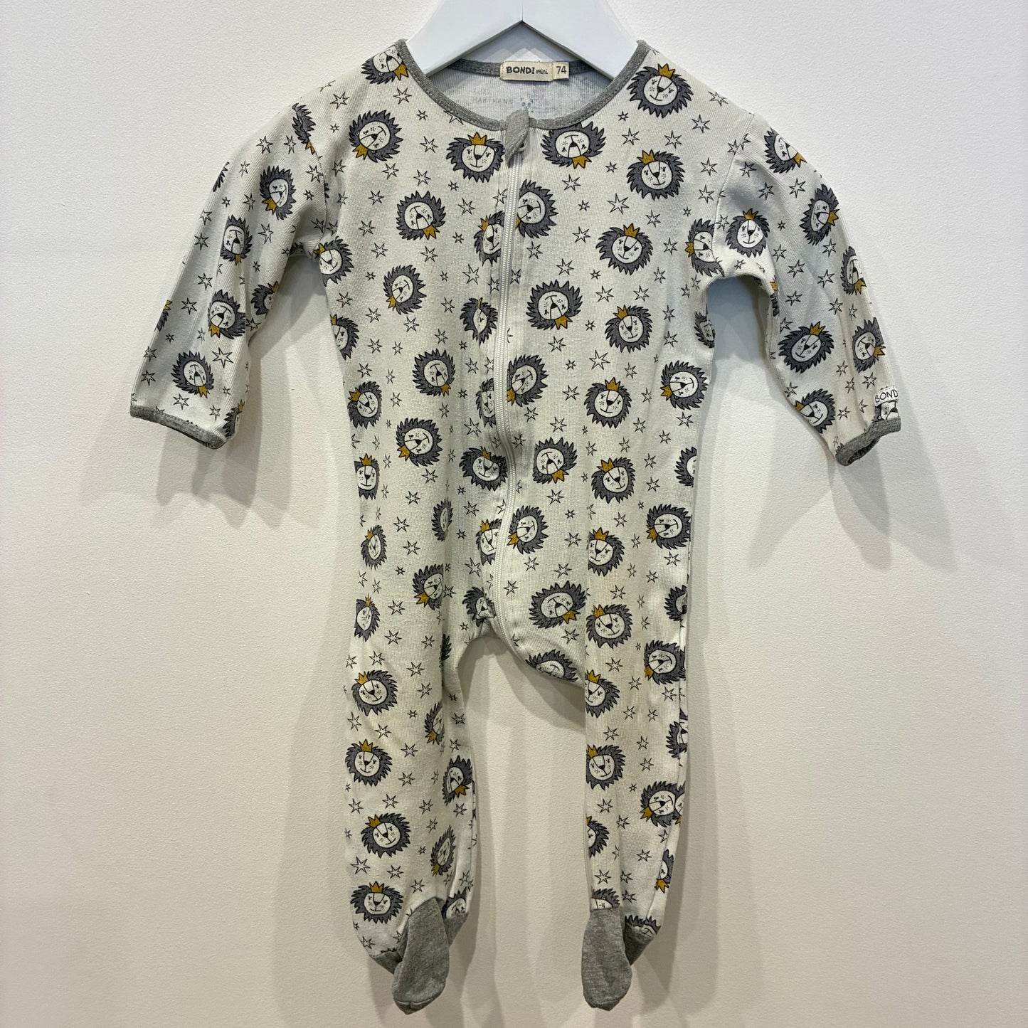 BORDI MINI Lion Growsuit, 6-12m