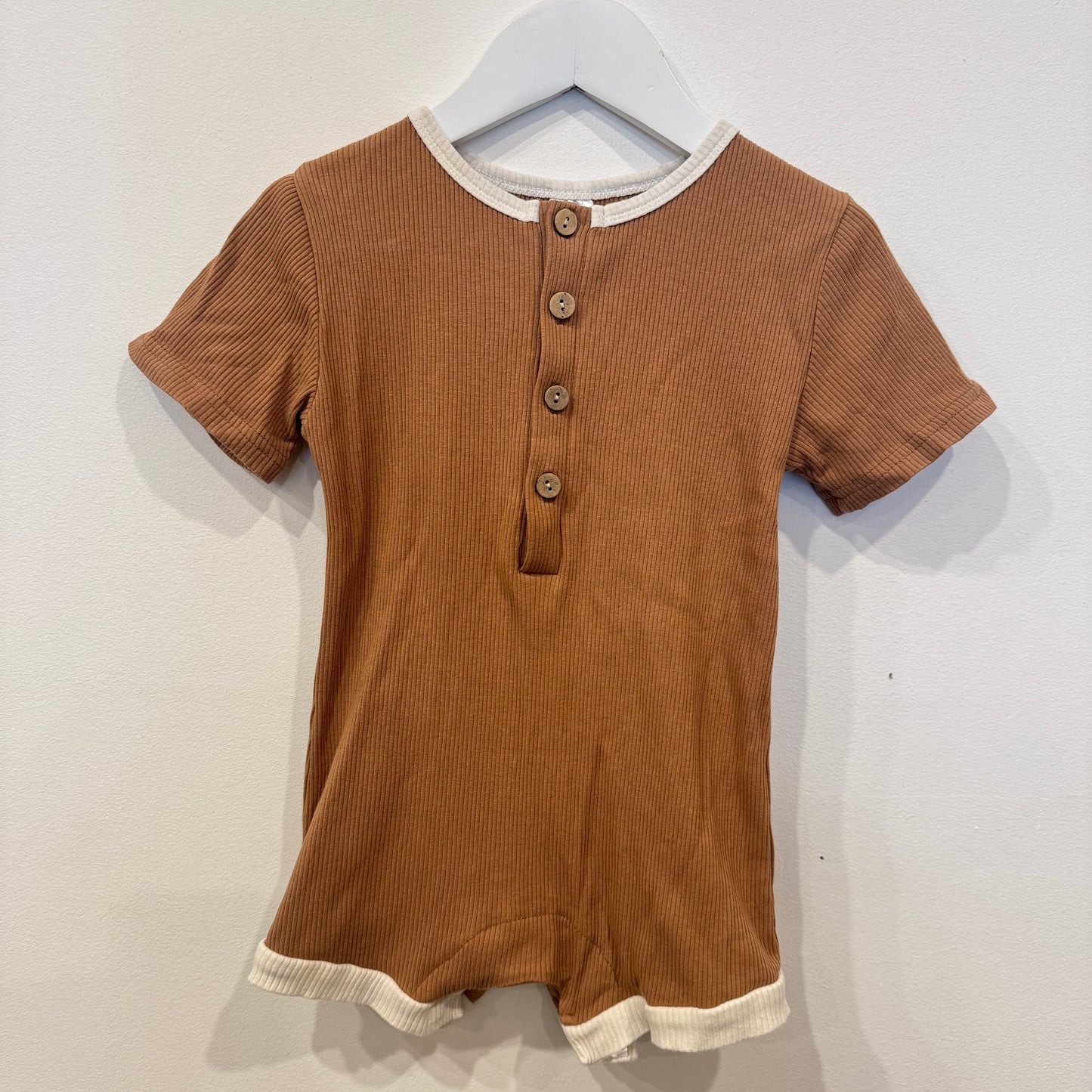 MINI ZALI Brown romper, 18-24m