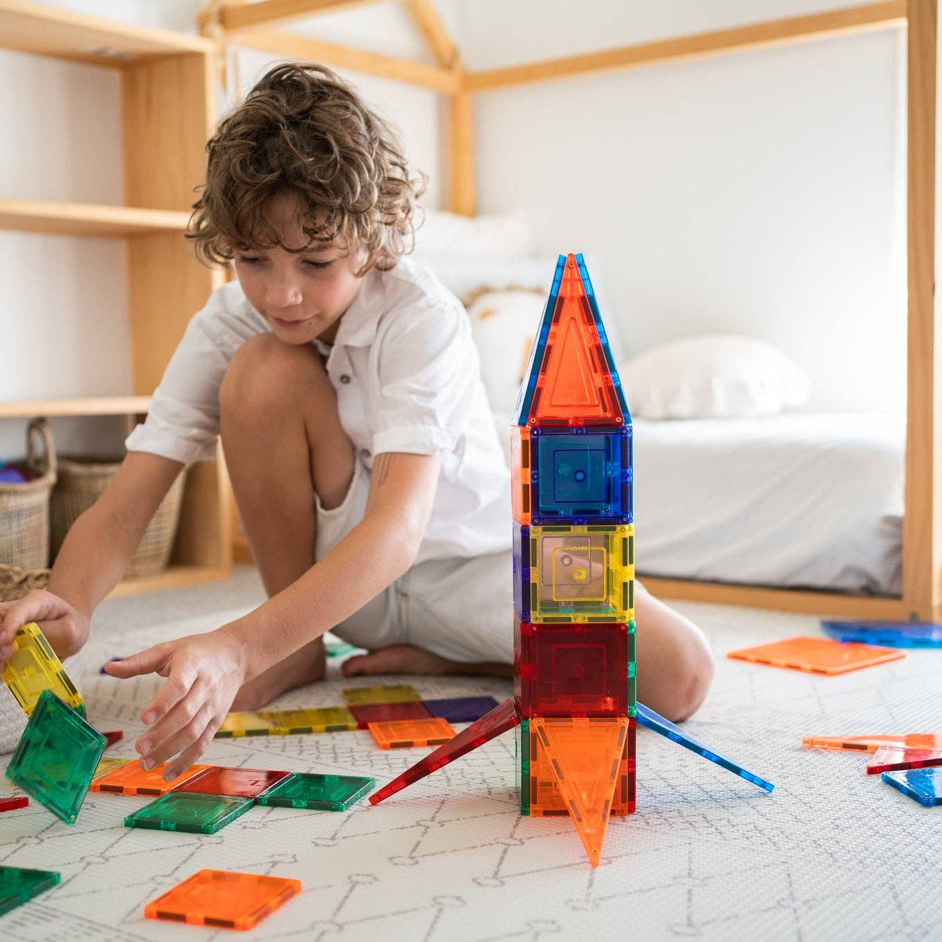 Magnetic Tiles - Base Pack (64 pcs)