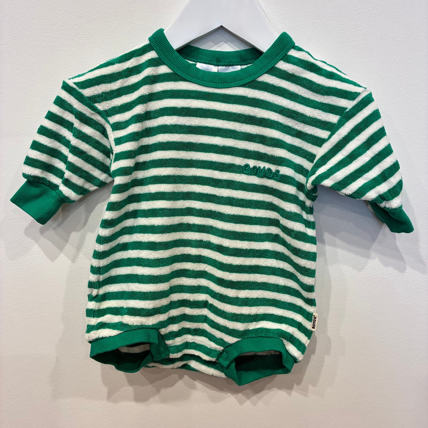 BONDS Stripe Terry Romper