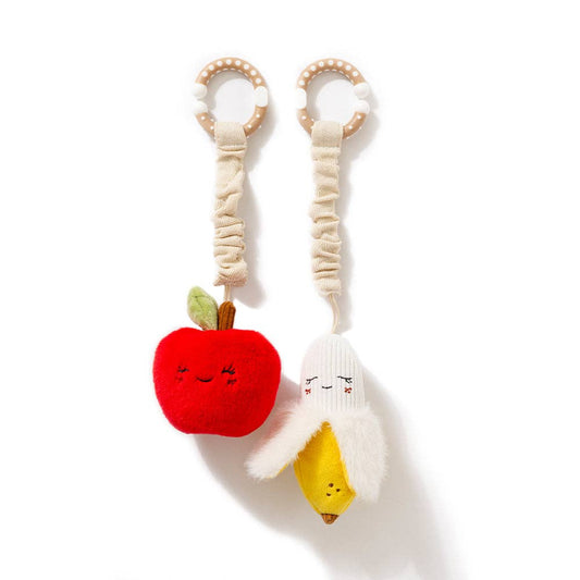 Apple & Banana Stroller Toys