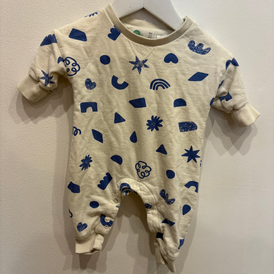 LITTLE GREEN & CO romper, size 0-3m