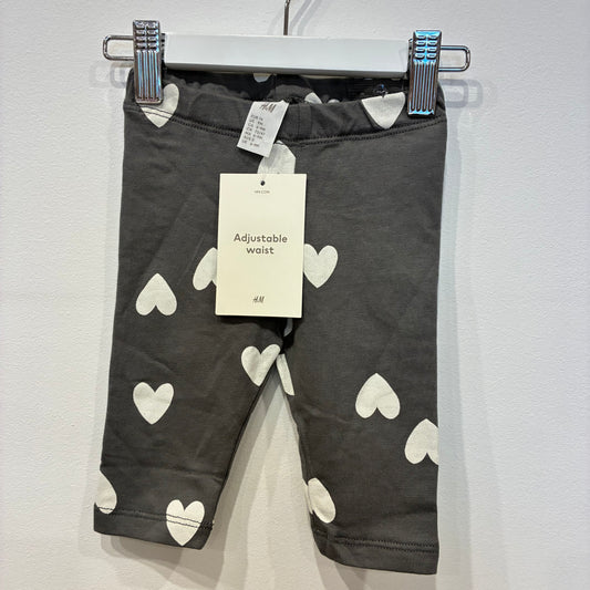 H&M Heart Pants 6-9m
